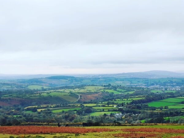 View over Moors from Cox Tor carpark